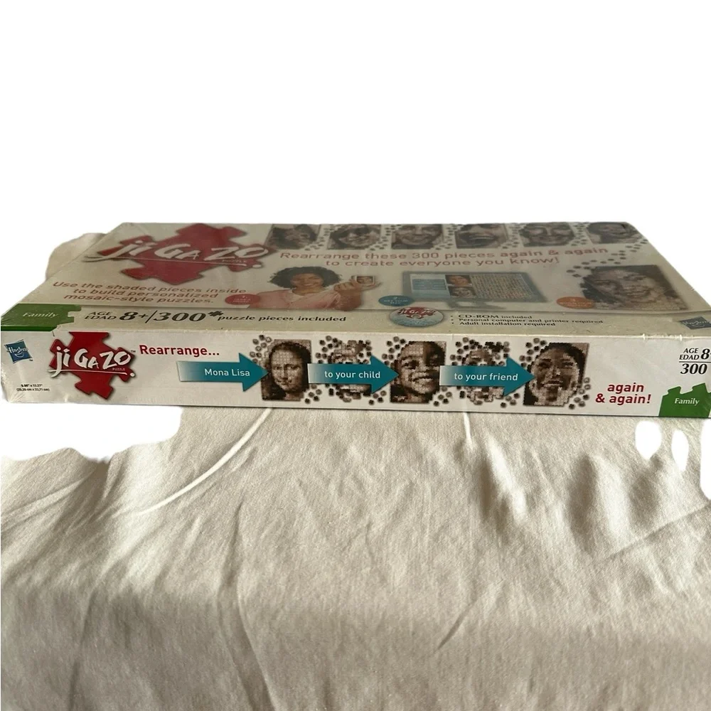 HASBRO JI GA ZO CREATE YOUR OWN MOSAIC STYLE PUZZLE GAME NIGHT PARTY - Picture 3 of 11